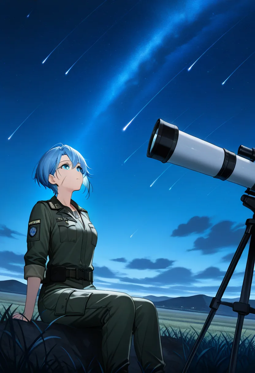 Story 29: Setting Up Field — panel 5 — shooting star
