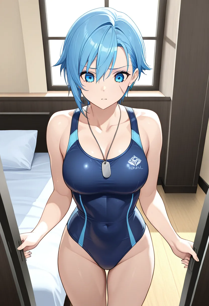 Story 34: Holding Swimsuit