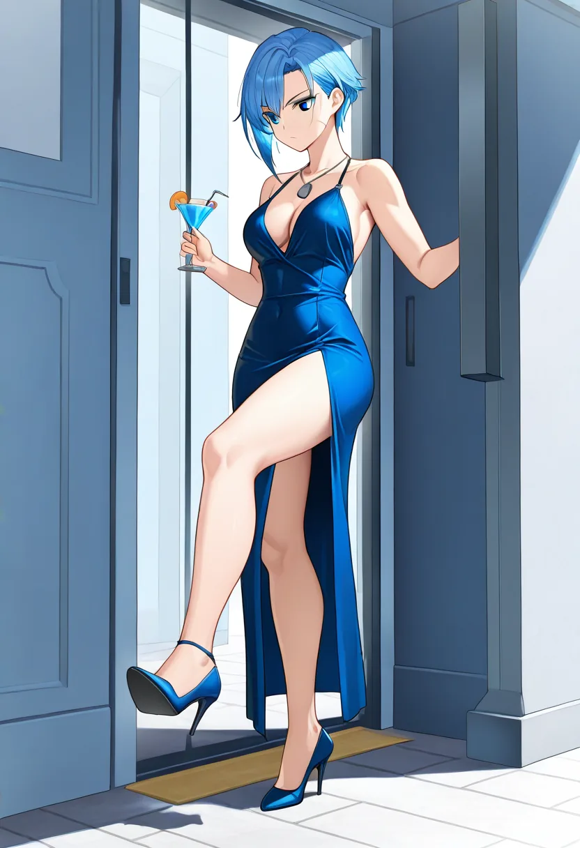 Story 38: Boutique Arrival — panel 4 — heels attempt
