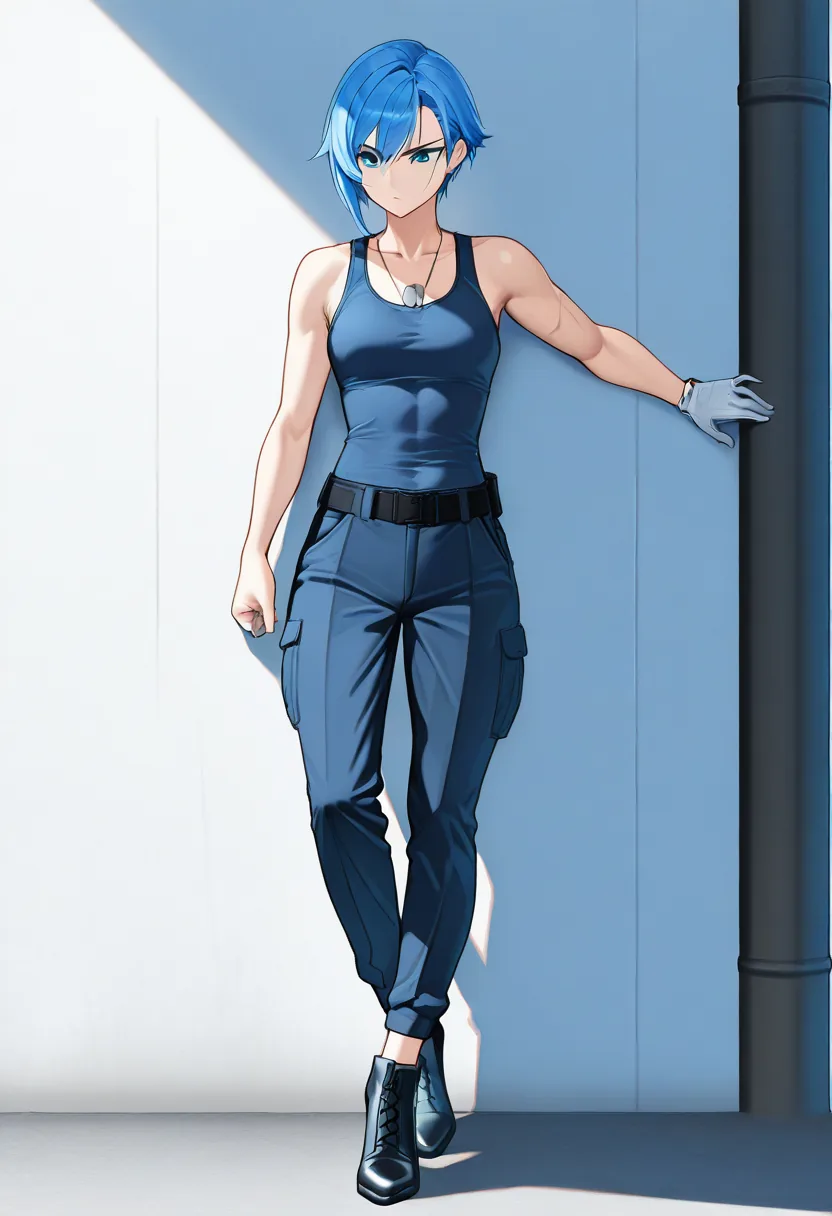 Story 42: Heels On Desk — panel 3 — wall support