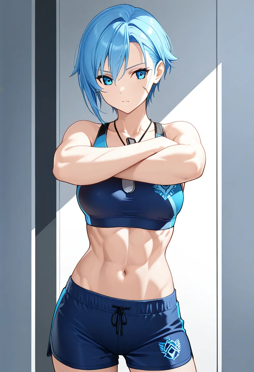 Story 51: Competition Gear — panel 2 — wearing gear