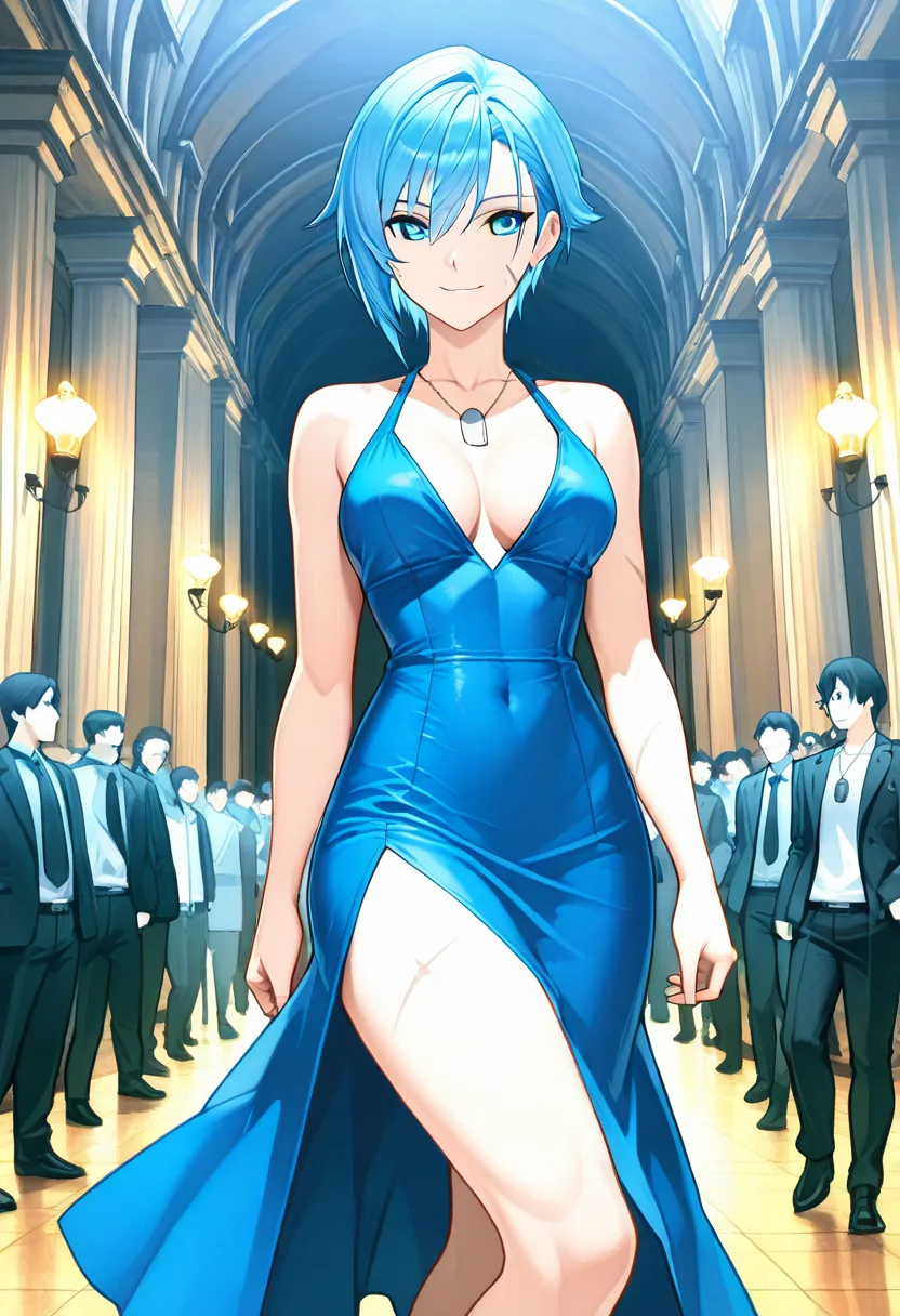 Story 52: Briefing Dress — panel 4 — gala entrance