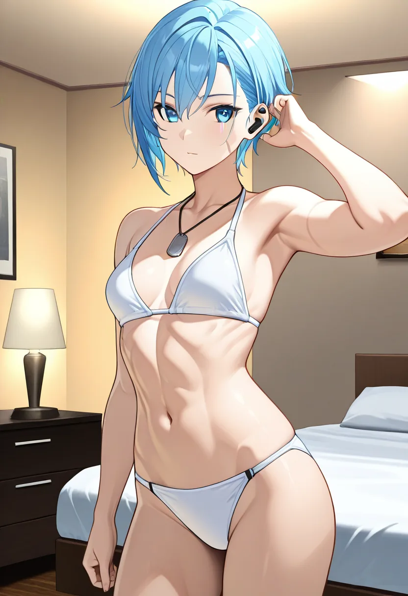Story 54: Mission Brief — panel 2 — bikini on