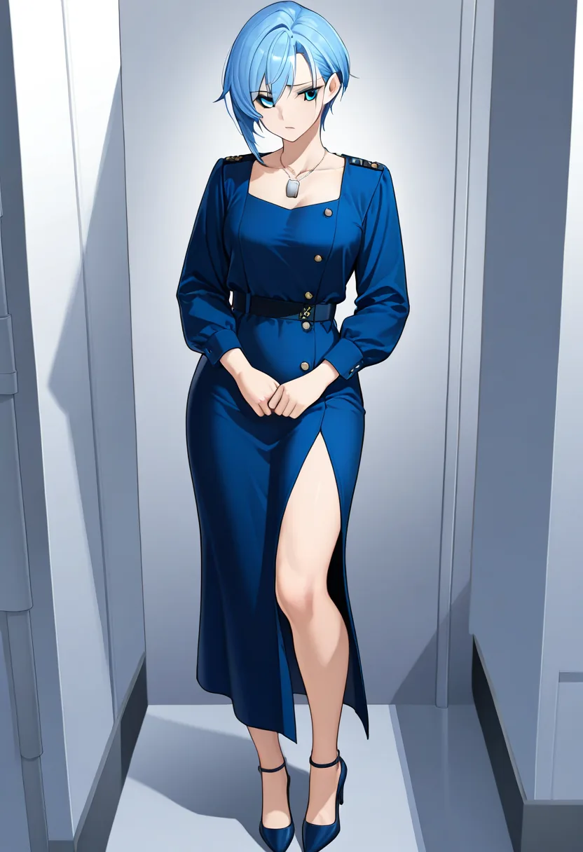 Story 57: Invitation Stare — panel 3 — dressed up