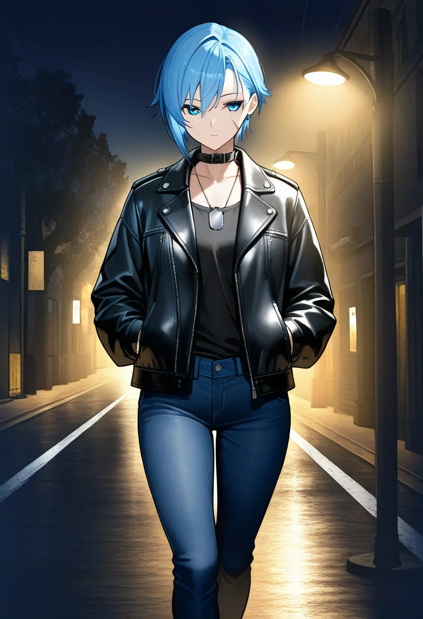Story 58: Jacket Mirror — panel 6 — walking home