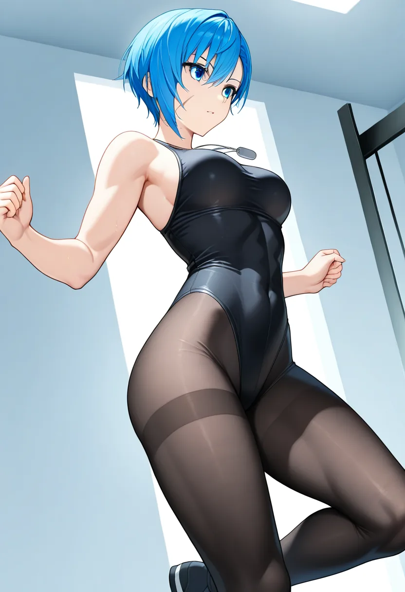 Story 60: Leotard On — panel 4 — attempt dance