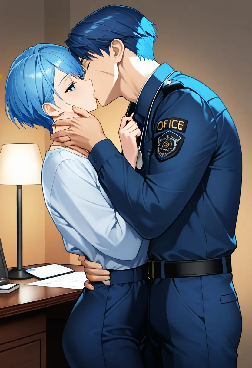 Story 62: Report Delivery — panel 4 — first kiss