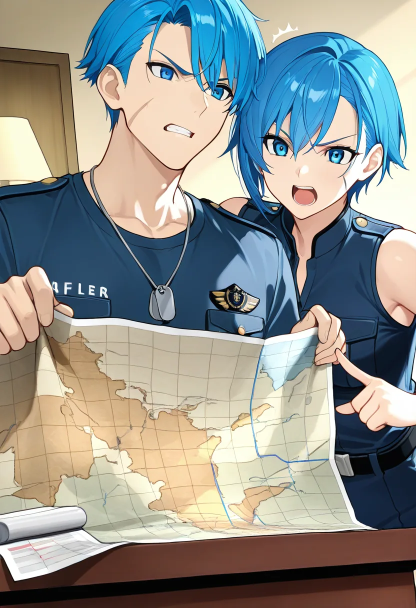 Story 71: Maps Spread — panel 2 — disagreement