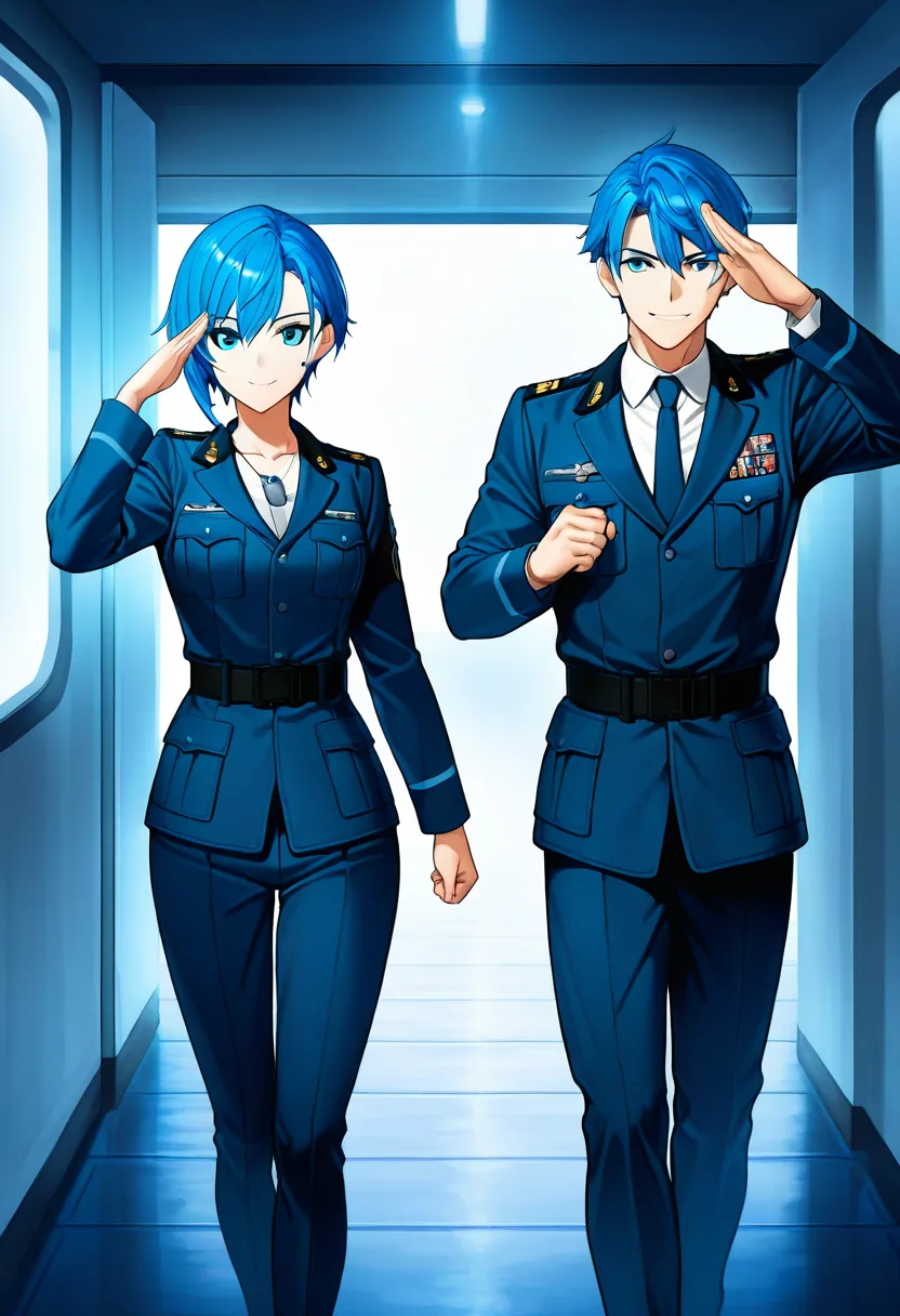 Story 75: Morning Salute — panel 1 — morning salute