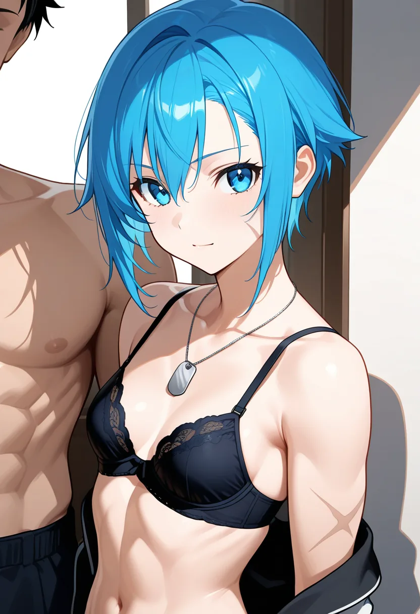 Story 87: Waiting Dark — panel 4 — lingerie reveal