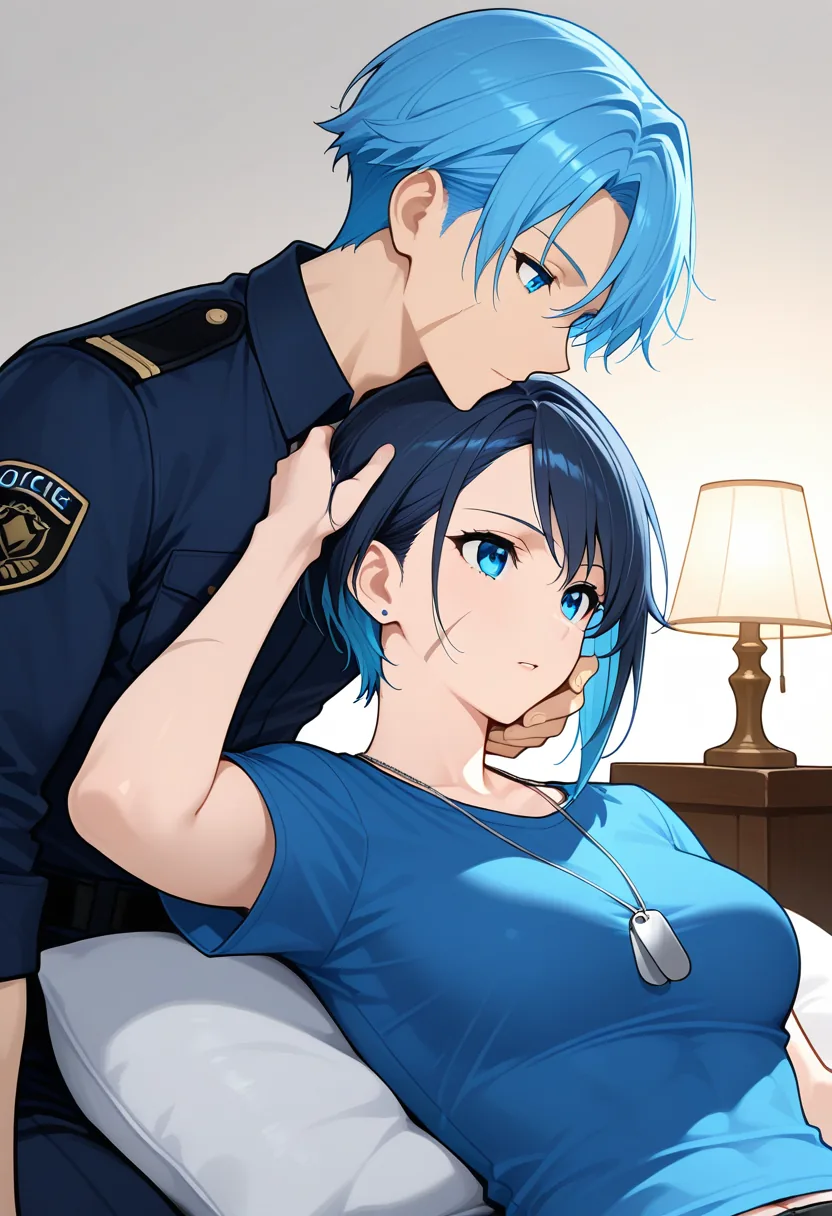 Story 93: Lying Together — panel 3 — she shares