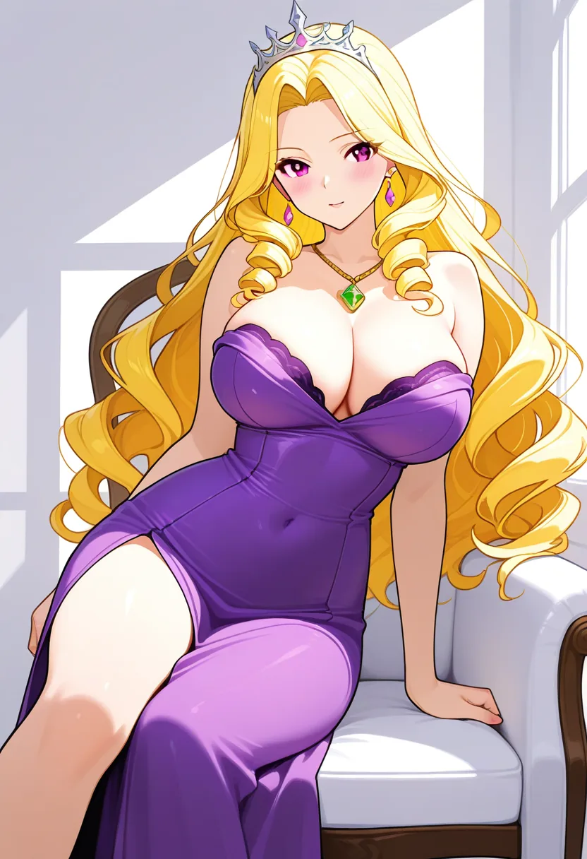 Story 3: Full Regalia — panel 3 — dress lowered