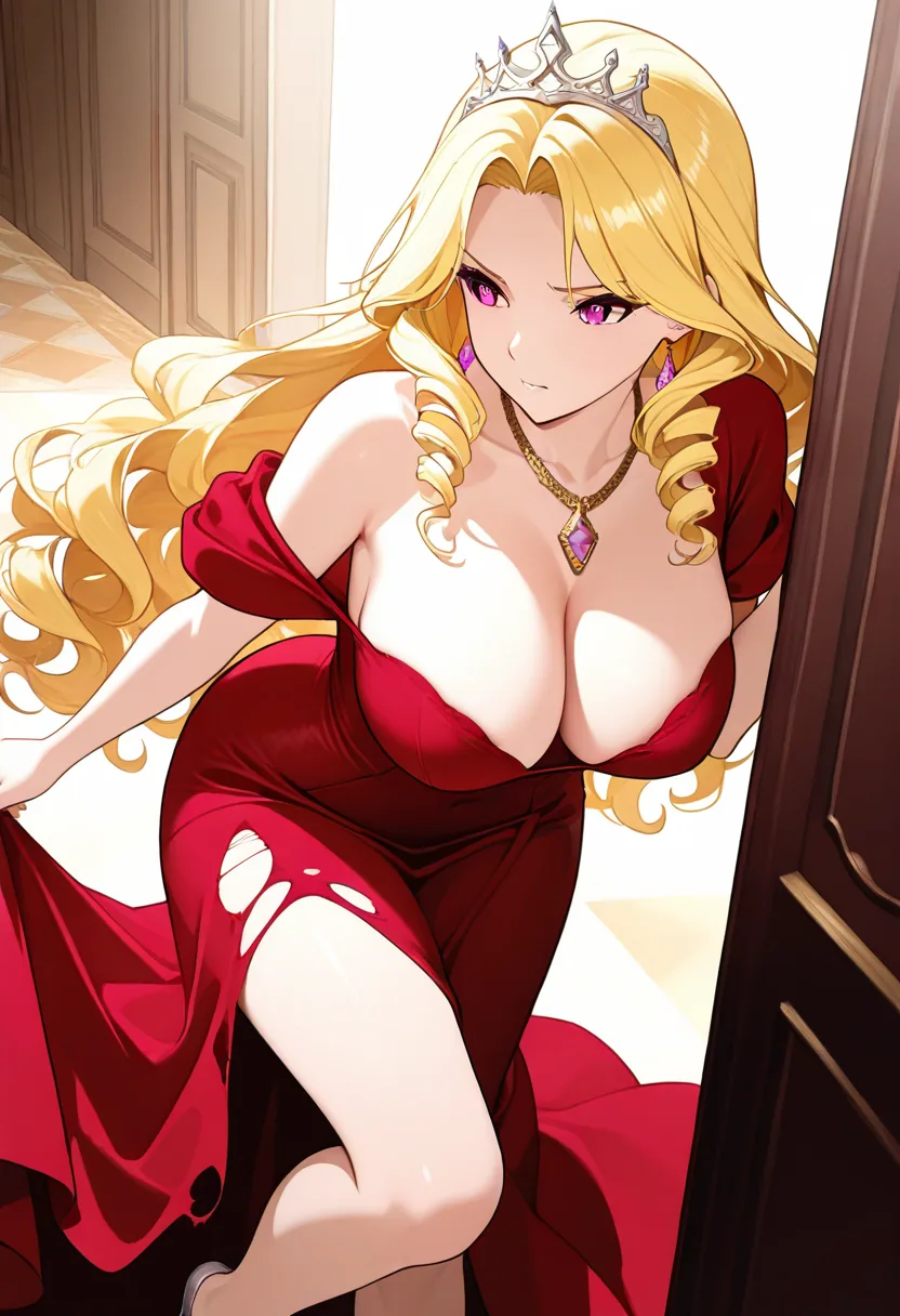 Story 5: Opera Ready — panel 3 — dress ruined