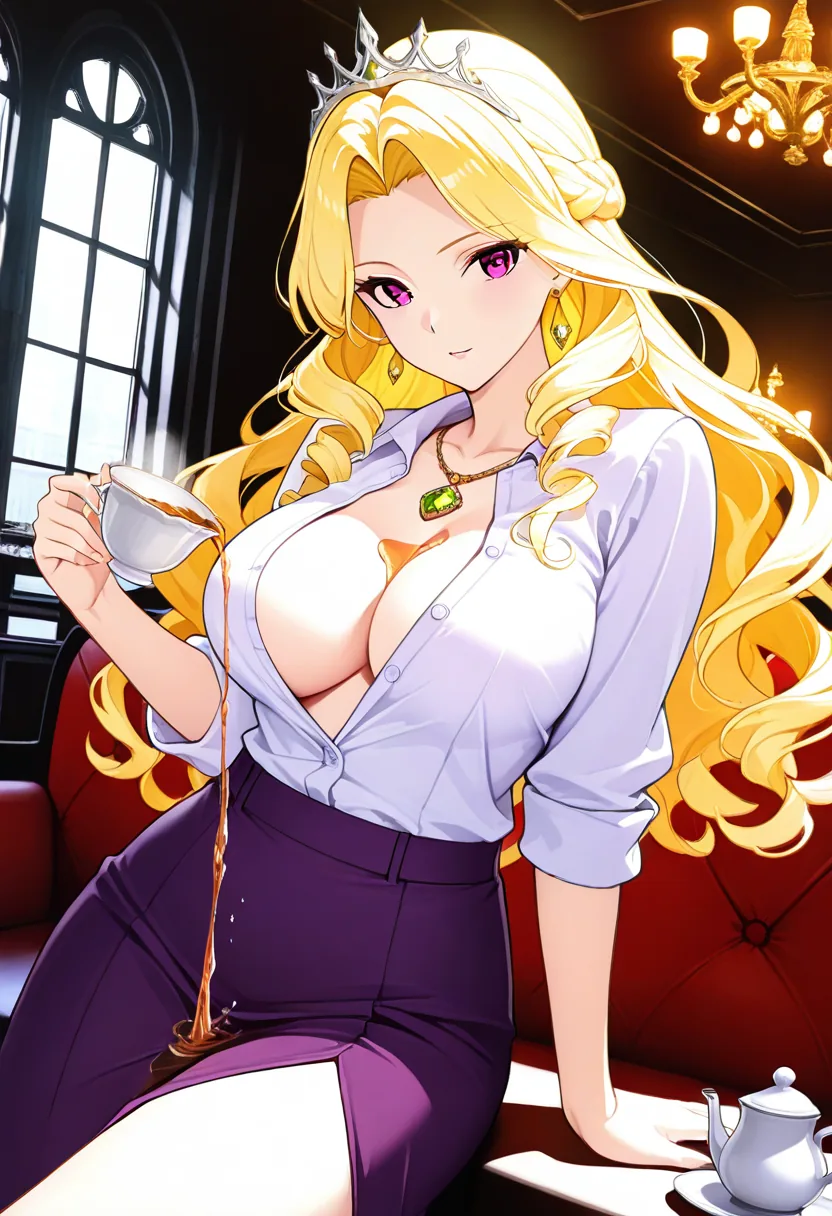Story 20: Tea Preparation — panel 3 — blouse loosening