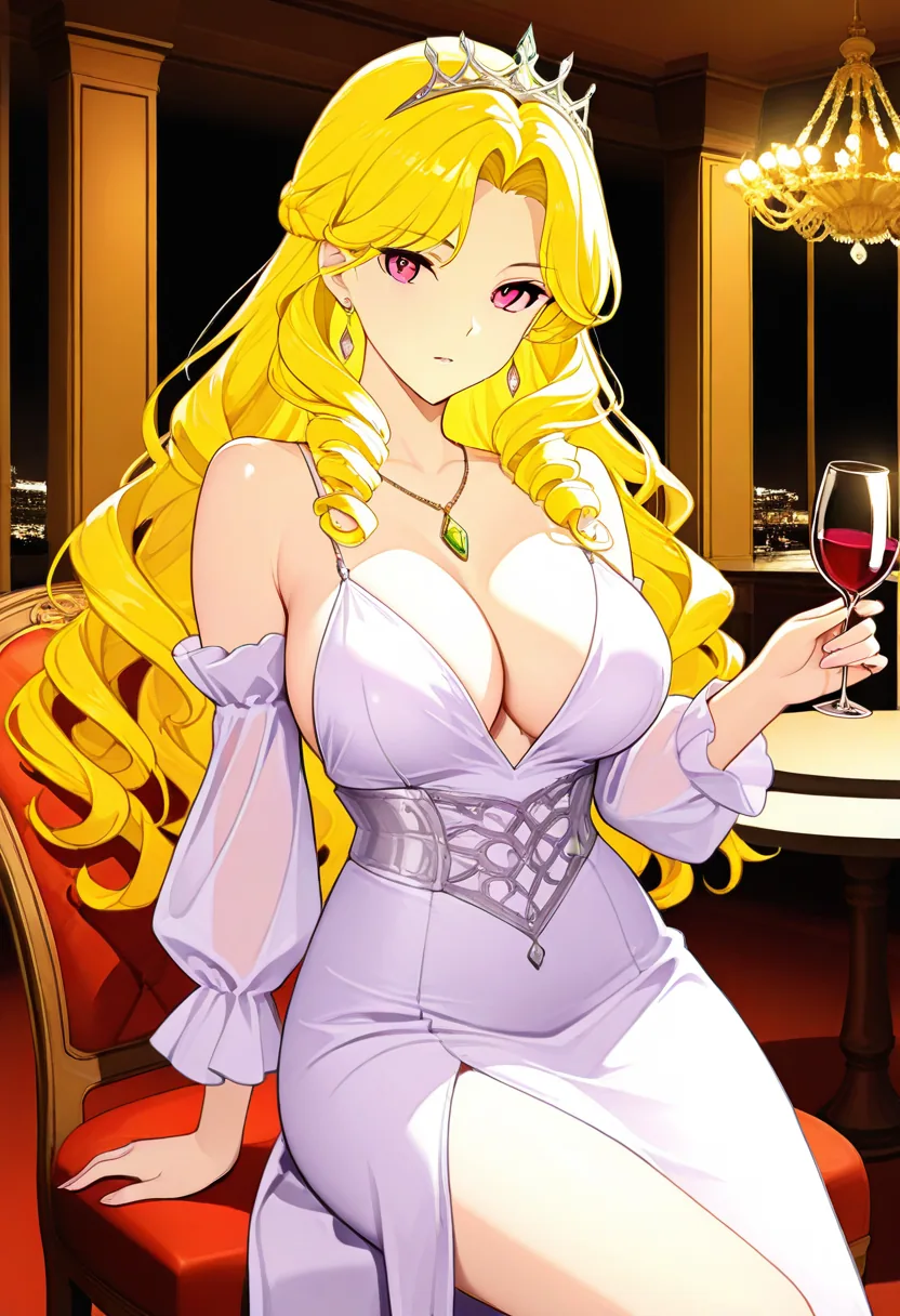 Story 21: Table Set — panel 3 — wine staring