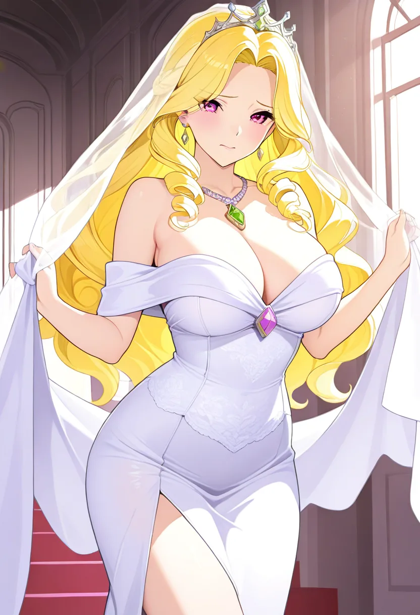 Story 38: Finding Dress — panel 5 — removing veil
