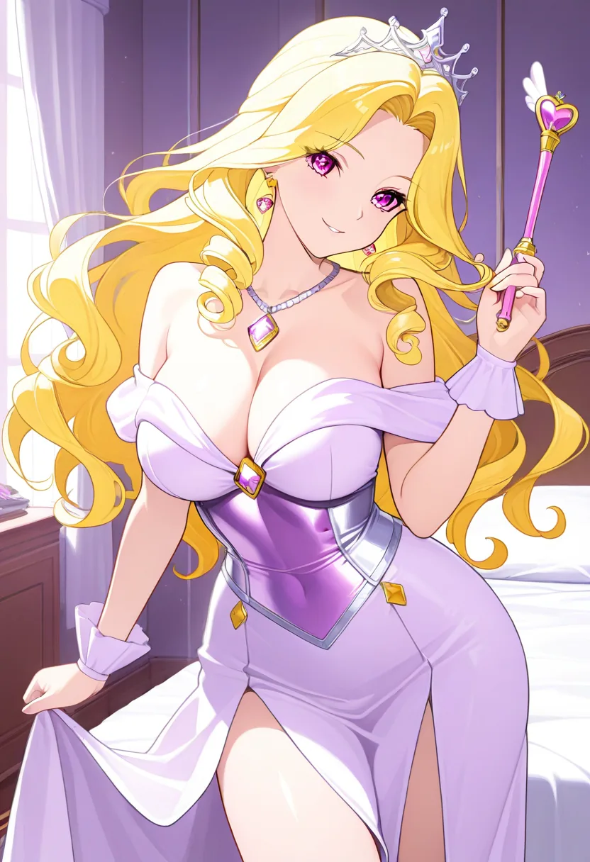 Story 39: Opening Package — panel 3 — posing with wand