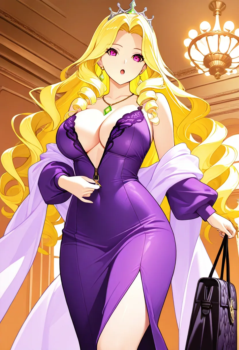 Story 40: Gown Arrives — panel 2 — unveiling gown