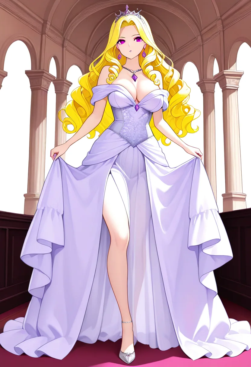 Story 40: Gown Arrives — panel 4 — full gown