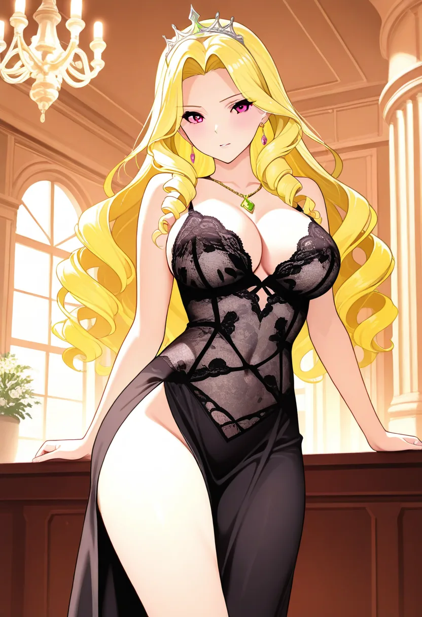 Story 49: Setting Up — panel 4 — sheer dress