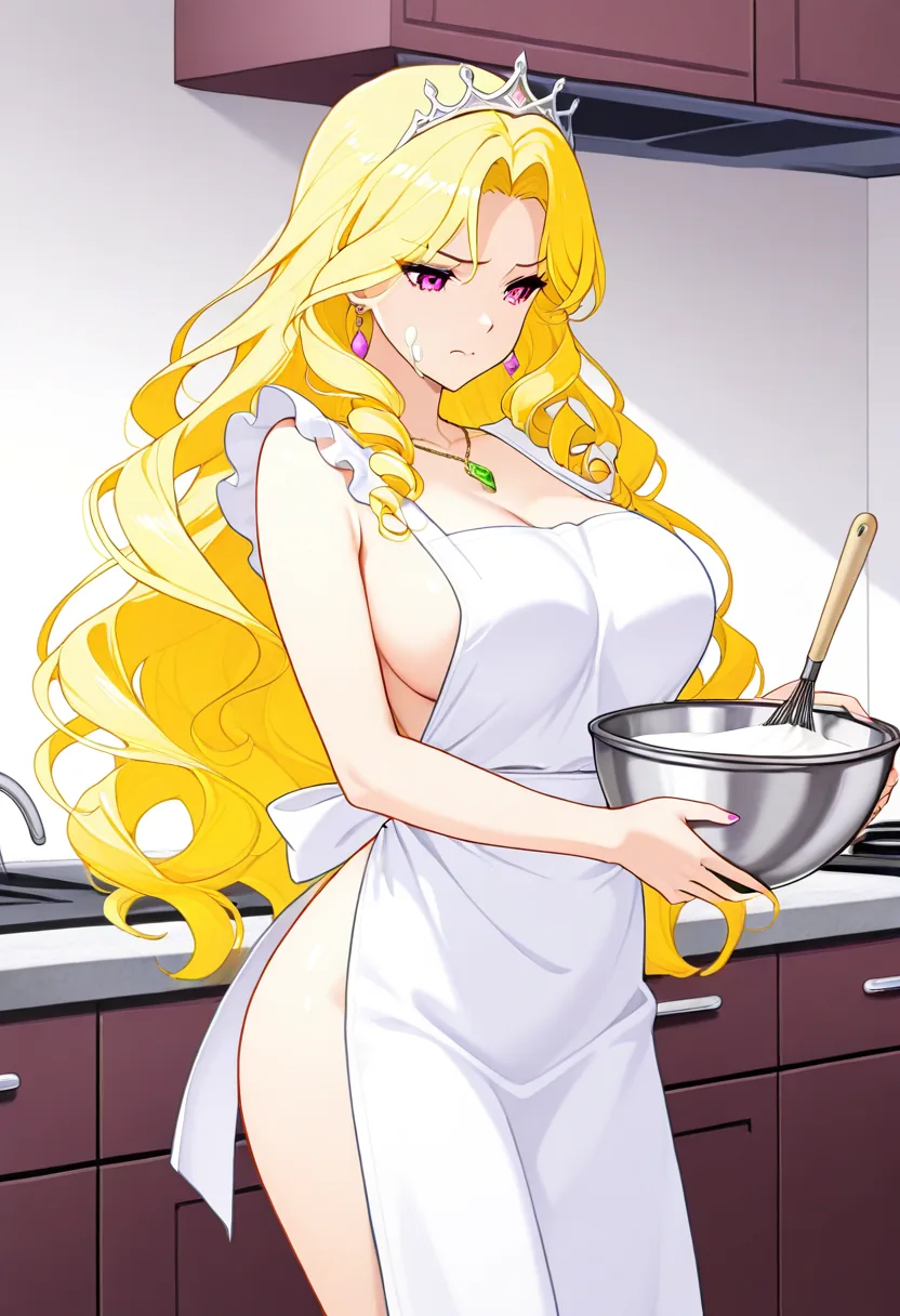 Story 57: Apron On — panel 2 — cooking disaster