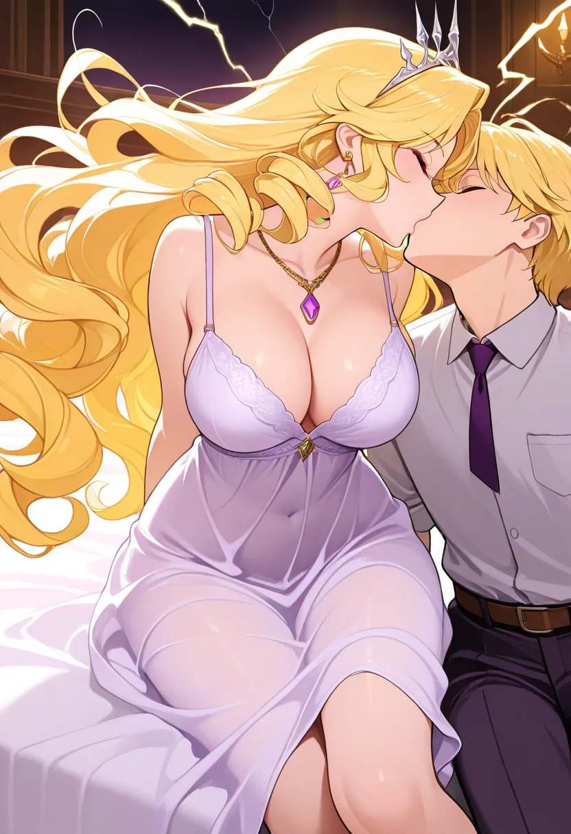 Story 86: Storm Returns — panel 3 — kissing in dark