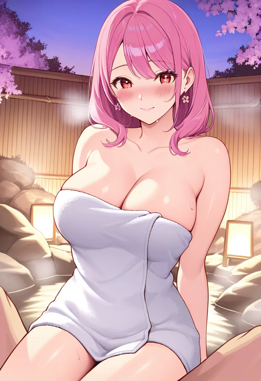 Story 18: Arriving At Onsen — panel 3 — entering together
