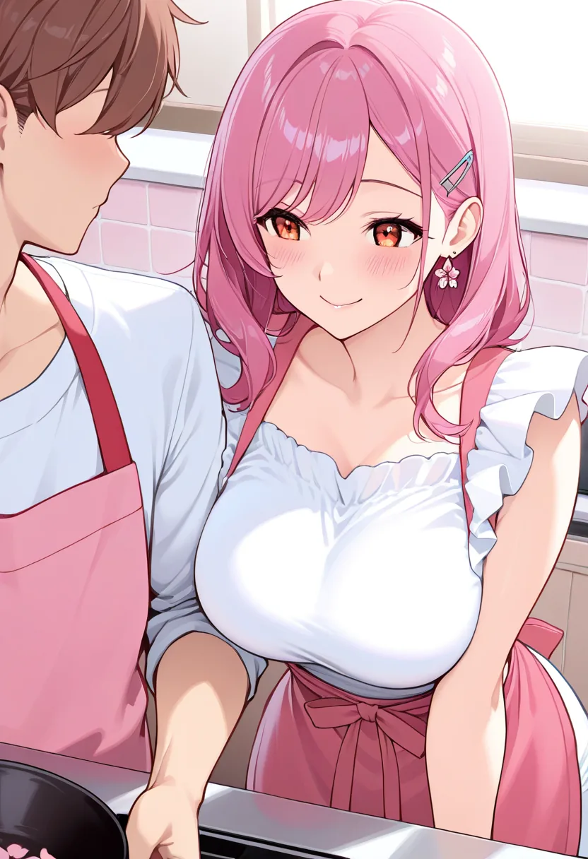Story 24: Cooking Alone — panel 2 — cooking together