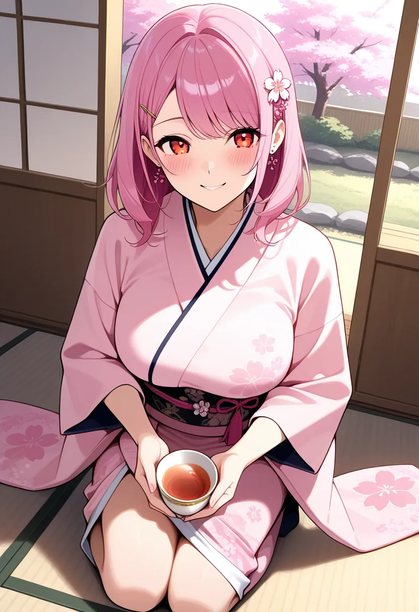 Story 26: Tea Preparation — panel 2 — serving tea