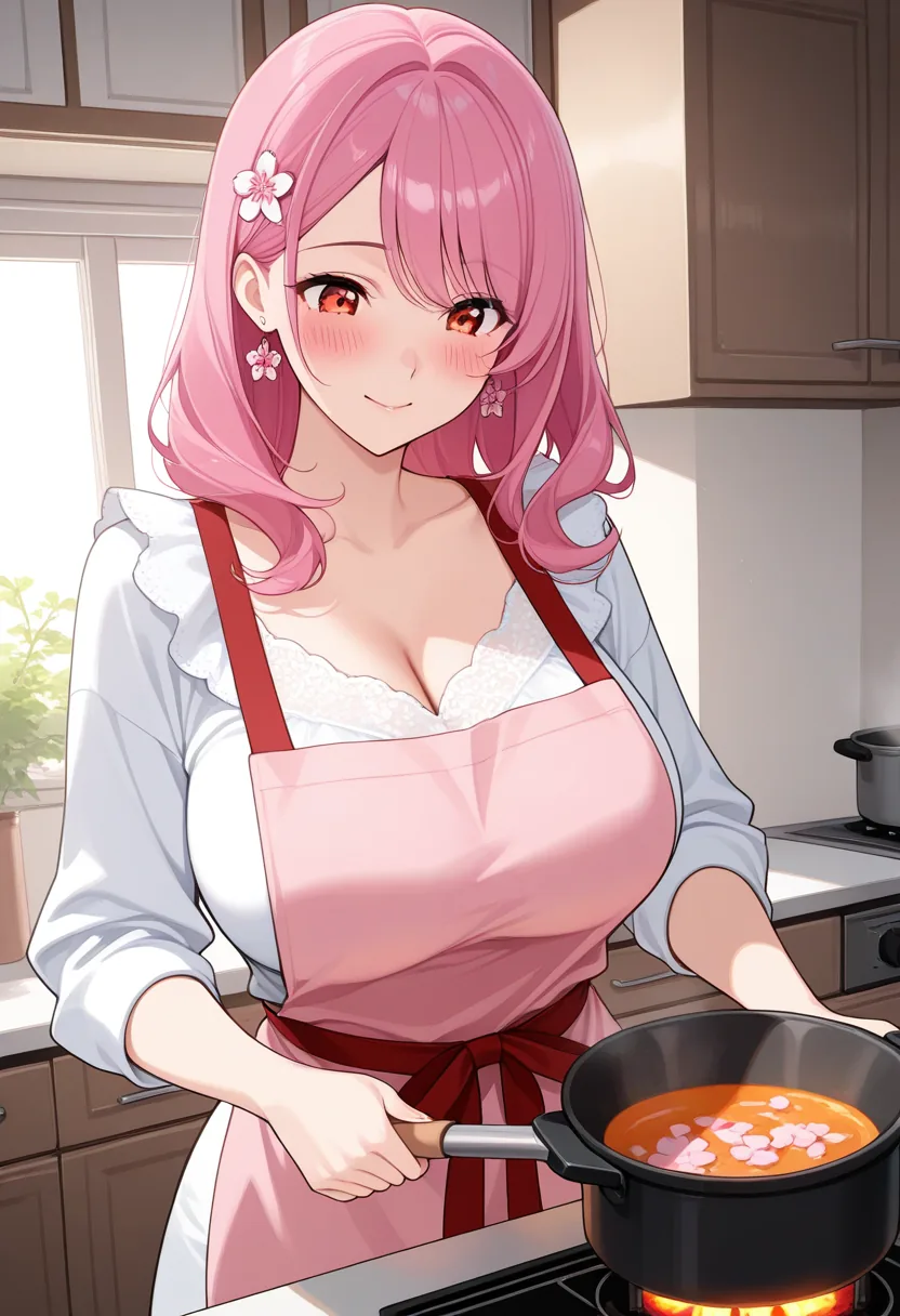 Story 29: Cooking Together — panel 2 — close cooking