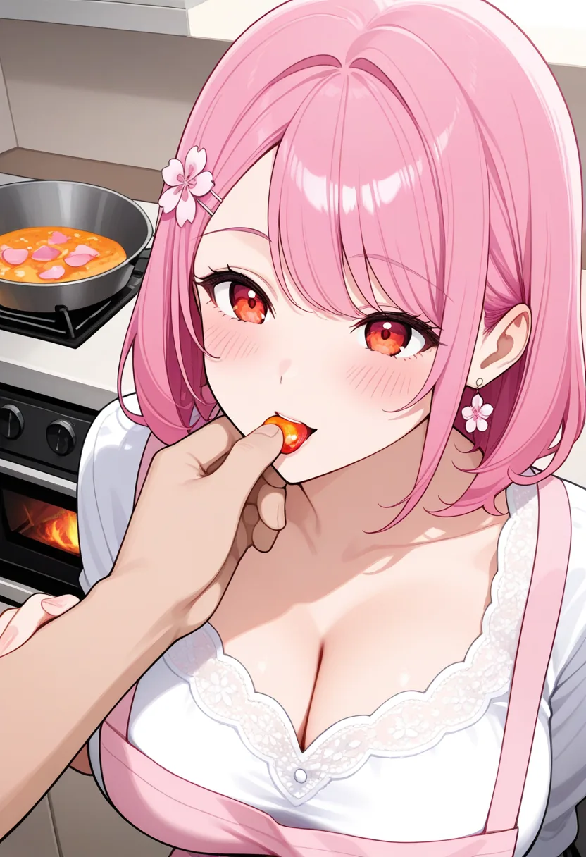 Story 29: Cooking Together — panel 3 — playful feeding