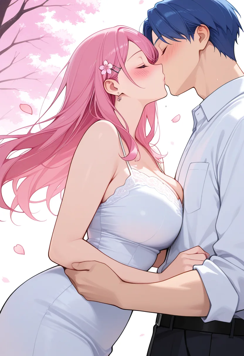 Story 52: Shy Confession — panel 2 — first kiss