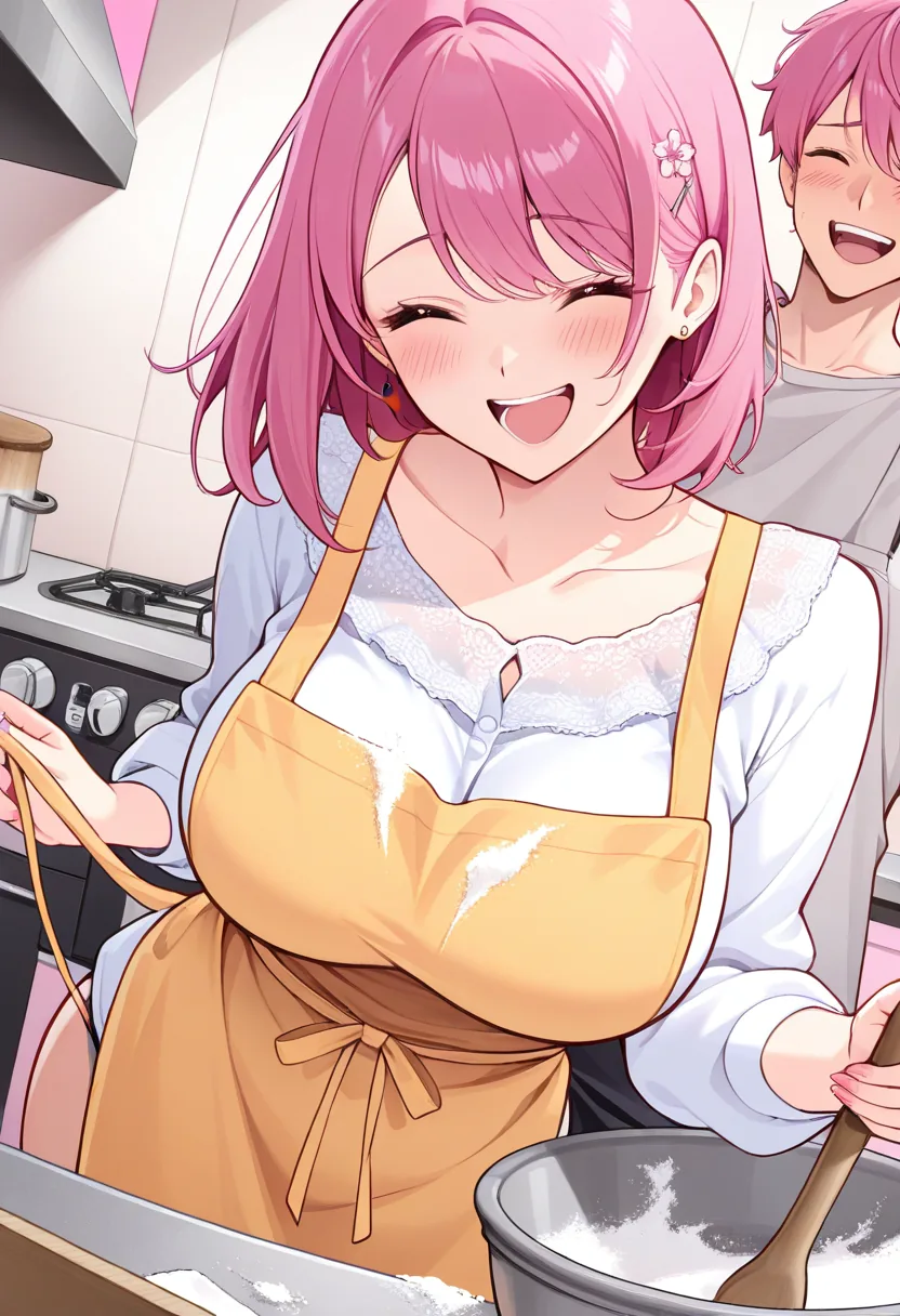 Story 54: Cooking Preparation — panel 3 — flour accident