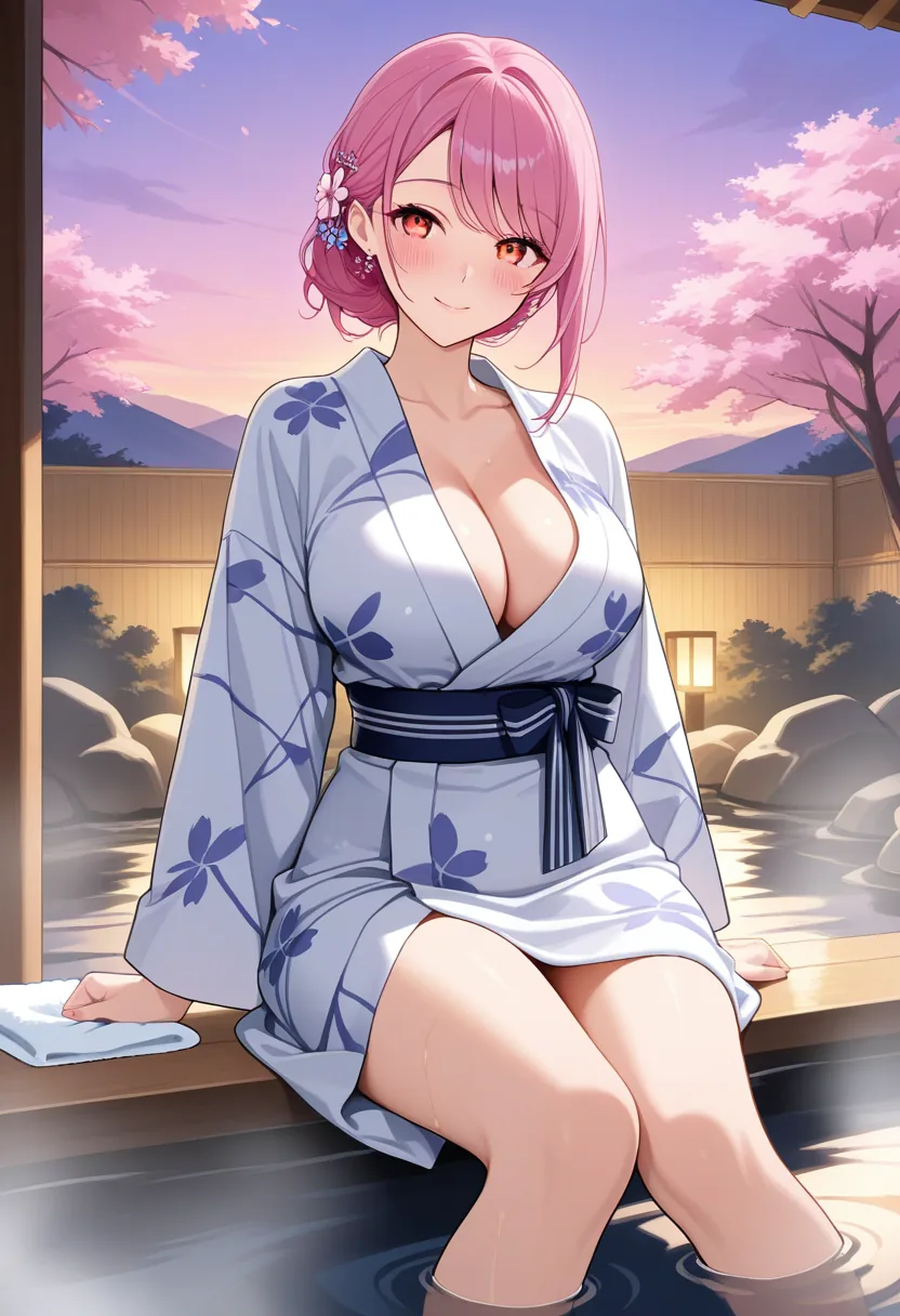Story 68: Entering Onsen — panel 1 — entering onsen