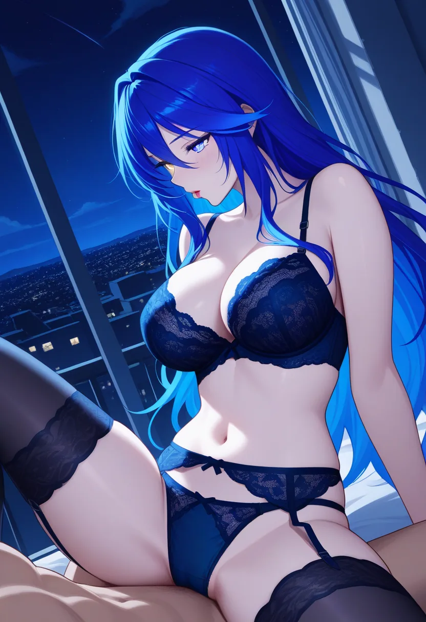 Story 4: Rooftop Night Stargazing — panel 8 — foreplay missionary