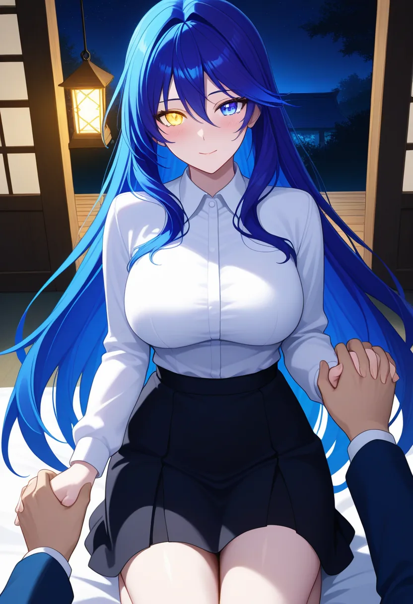 Story 6: Midnight Shrine Entrance — panel 3 — hand holding during prayer