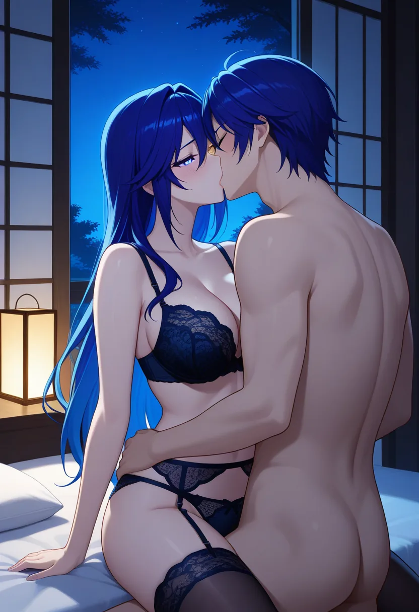 Story 6: Midnight Shrine Entrance — panel 8 — foreplay doggy style
