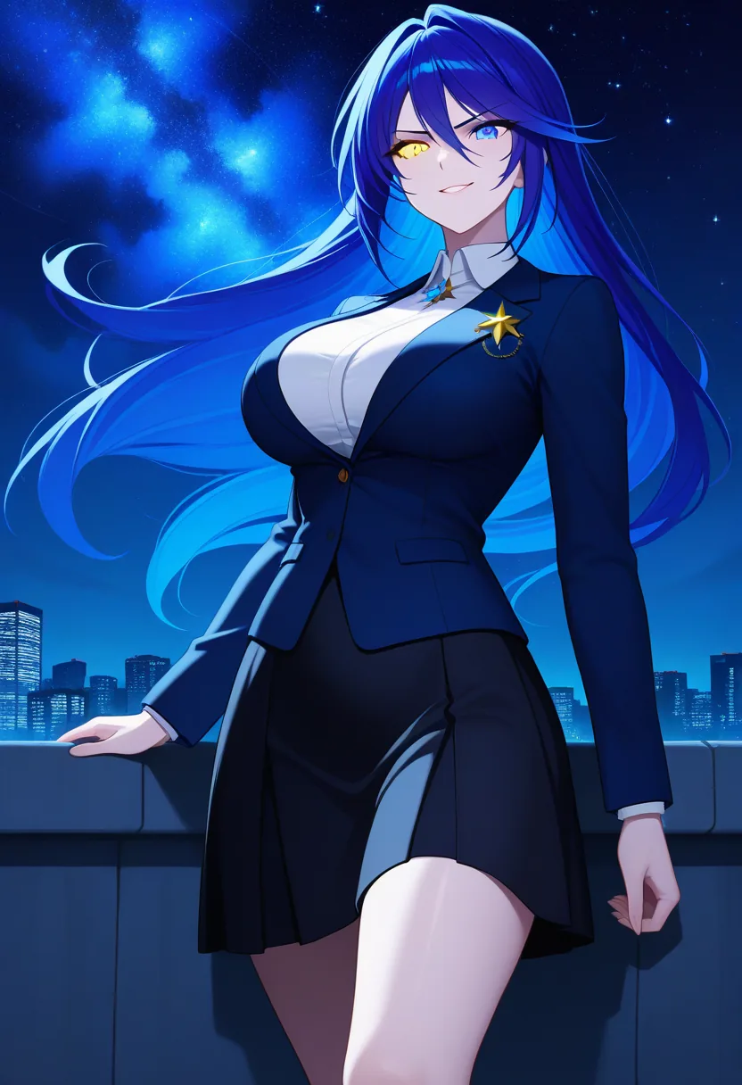 Story 10: Rooftop Night Stars Sora Gazing