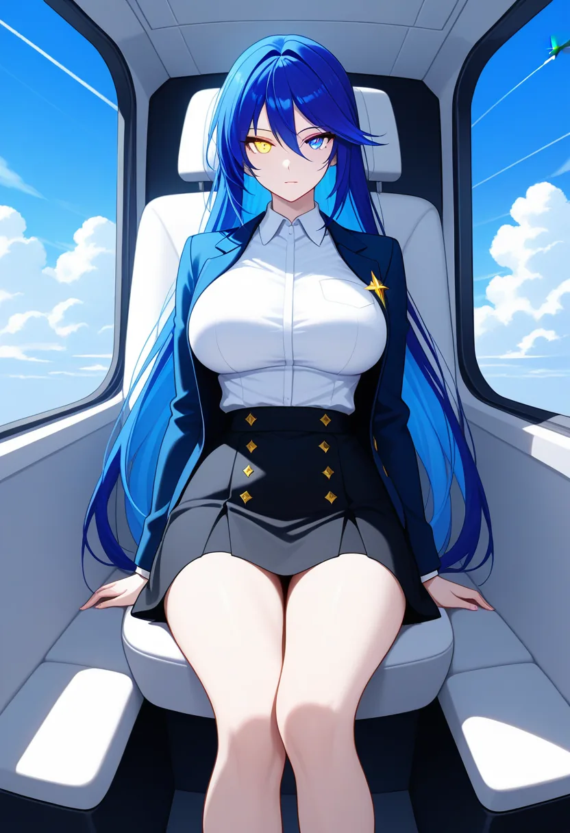 Story 12: Airplane Window Sora Looking Out