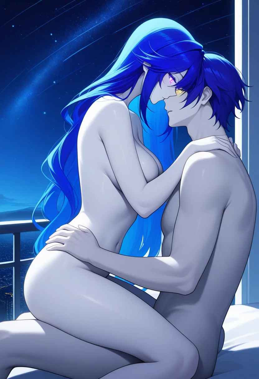 Story 13: Observatory Balcony Stargazing — panel 7 — observatory balcony girl on top setup