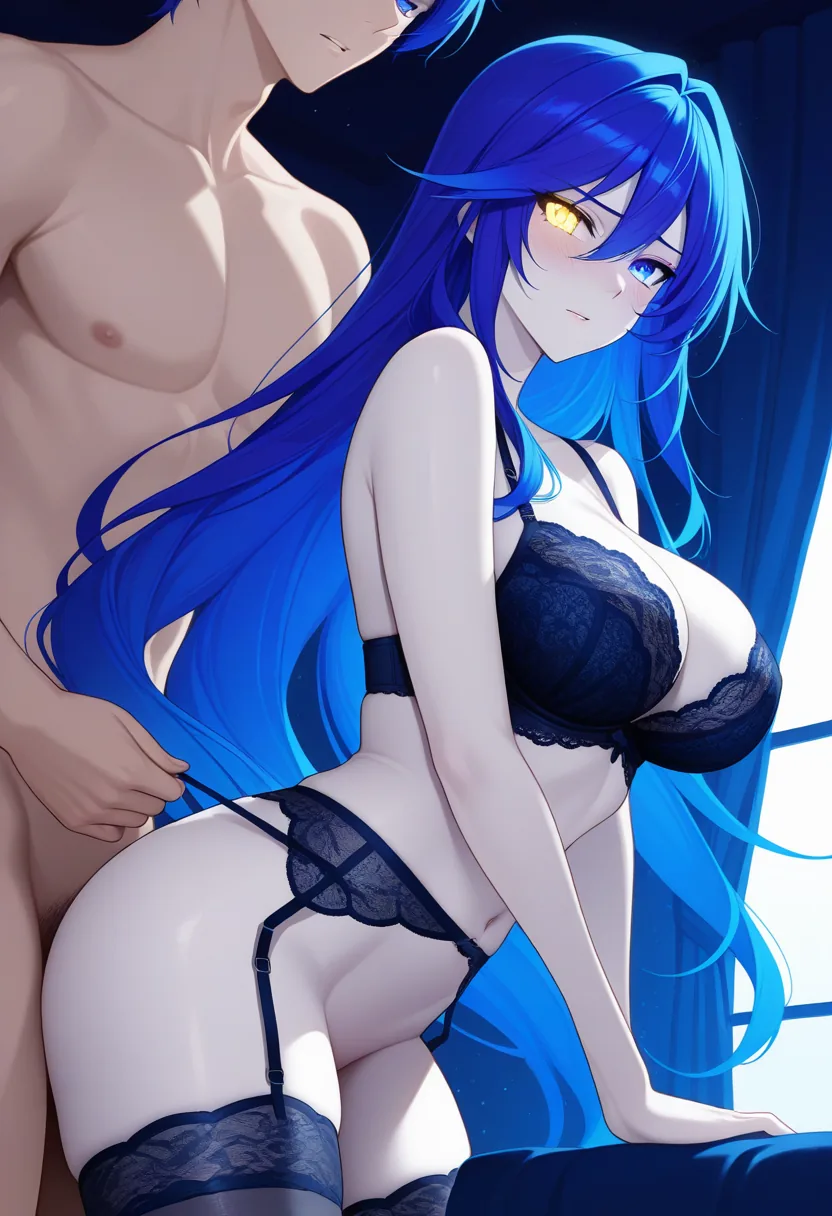Story 17: Observing Nebula From Bed — panel 7 — removing panties slowly