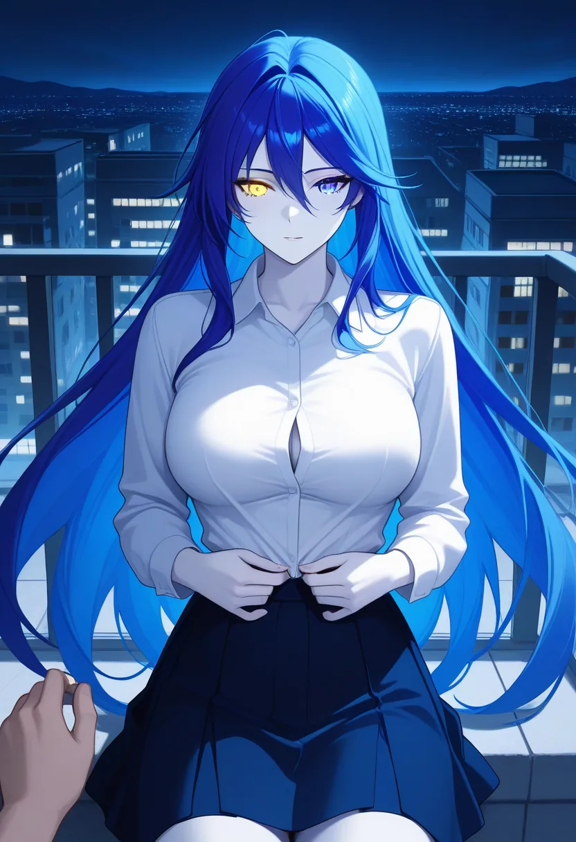 Story 19: Rooftop Stargazing With Companion — panel 4 — undressing begins