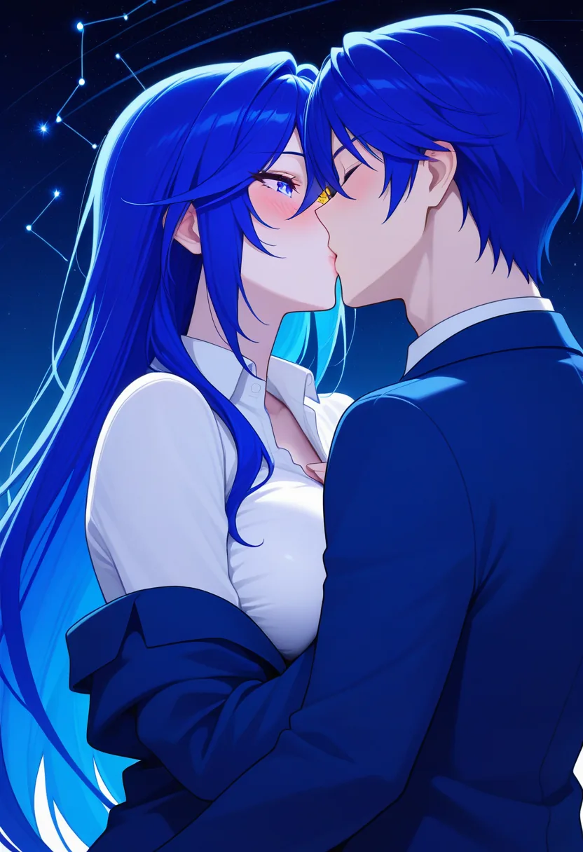 Story 23: Observatory Sora Pointing — panel 4 — foreplay gentle kiss