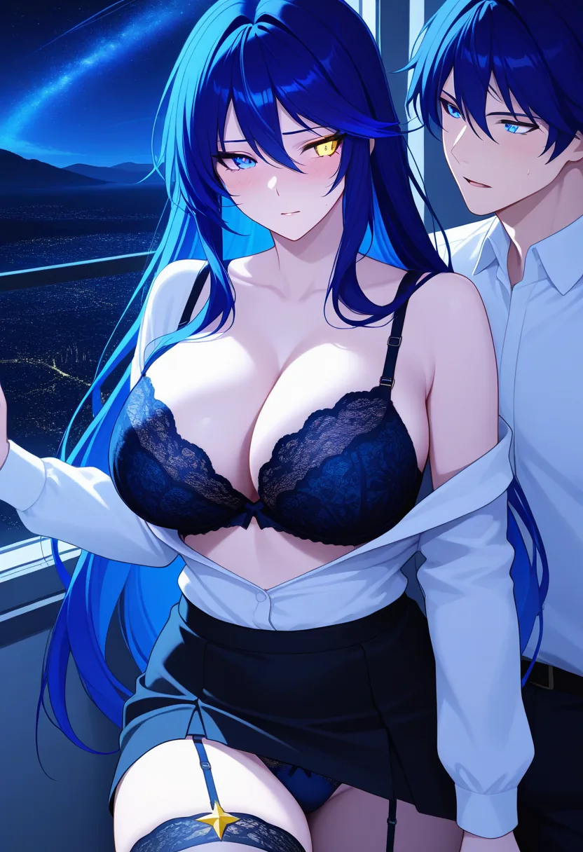 Story 26: Observatory Maps — panel 6 — suggestive touch underwear