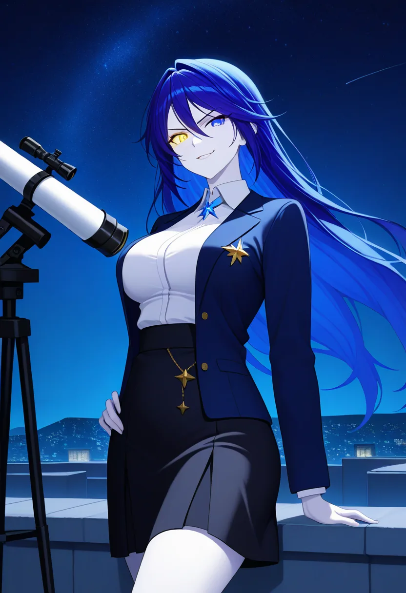 Story 28: Rooftop Stargazing Night Sky