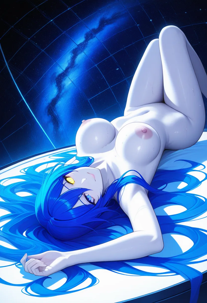 Story 35: Observing Projected Galaxy — panel 7 — lying together afterglow