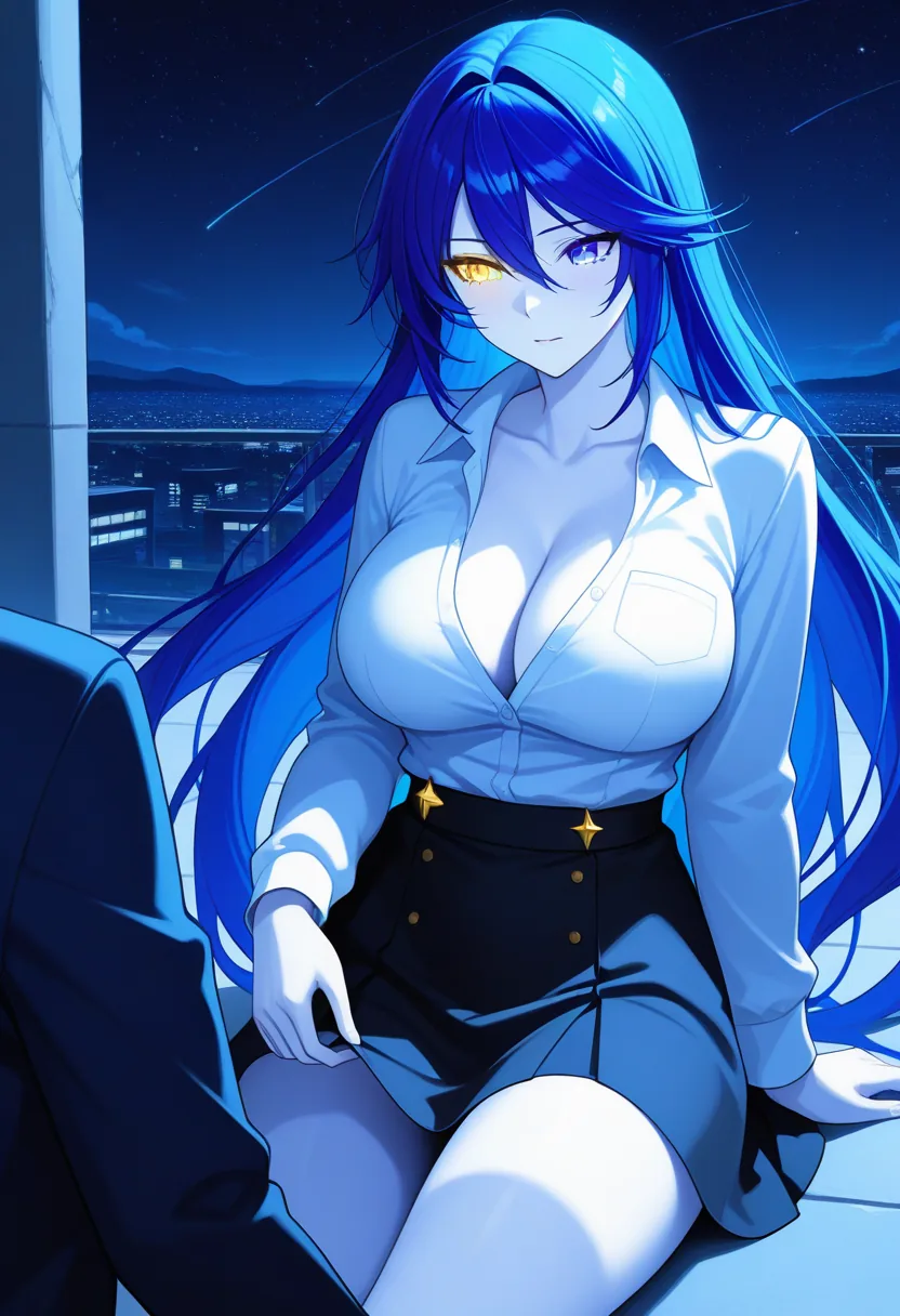 Story 40: Night Sky Overlook — panel 4 — blazer removed