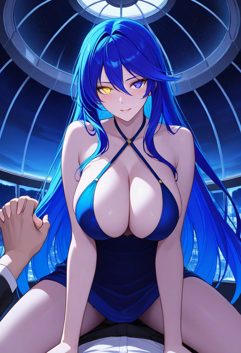 Story 44: In Observatory Clothed — panel 2 — partner offers hand suggestive