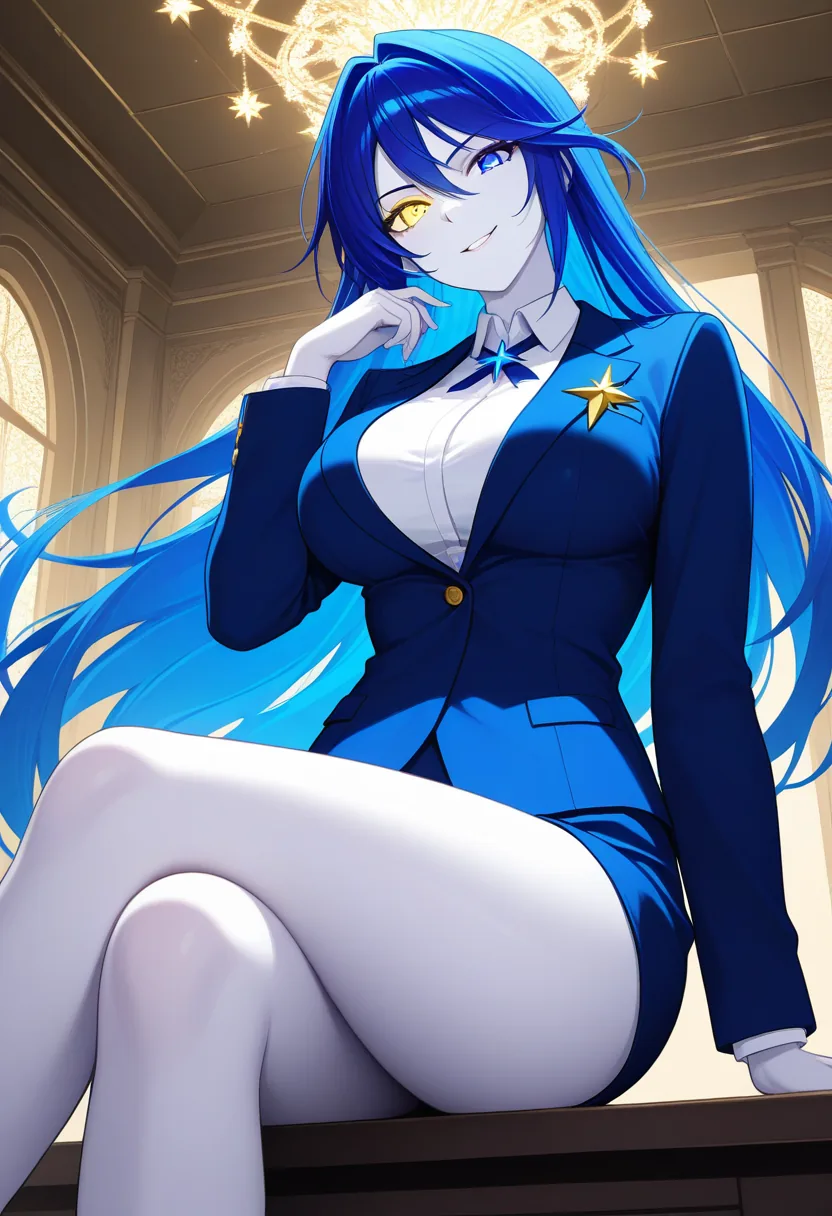Story 54: Bedroom Gaze — panel 1 — sora in celestial bedroom