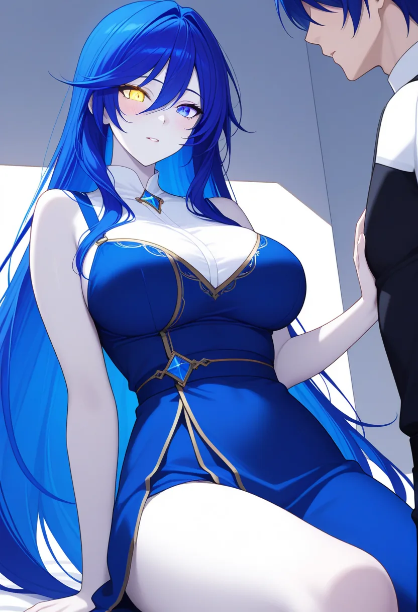 Story 54: Bedroom Gaze — panel 5 — sex suggestive partial undress
